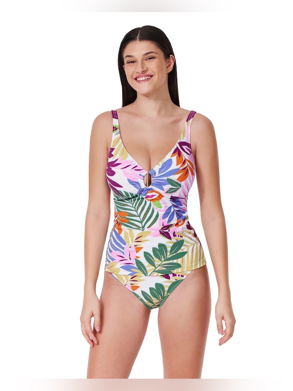 Profile By Gottex Womens COSTA DEL SOL D-CUP TANKINI TOP